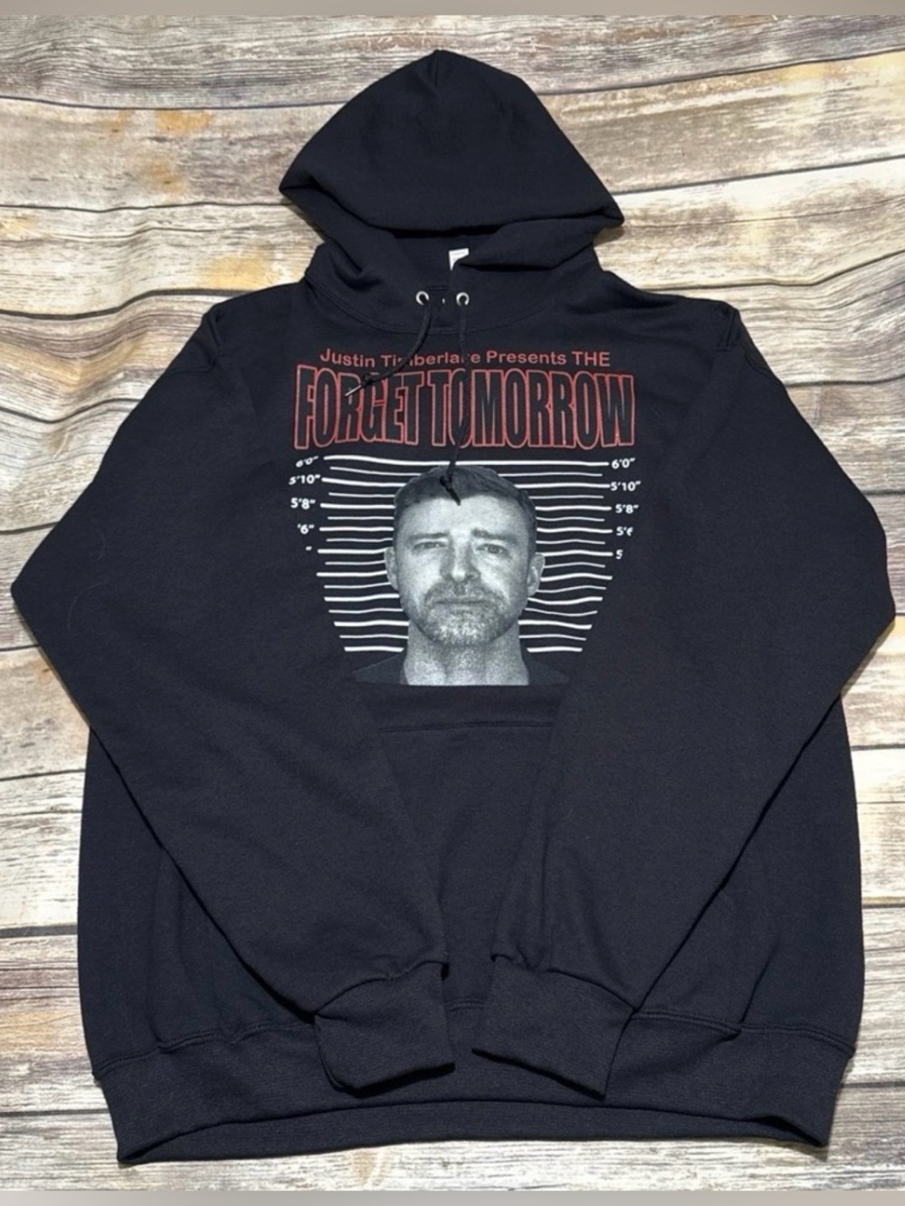 NWOT Justin Timberlake “The Forget Tomorrow World Tour” Unisex Concert Hoodie